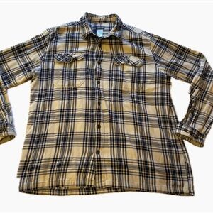 Mens Patagonia Large Fjord Flannel Long Sleeve Button Up Shirt